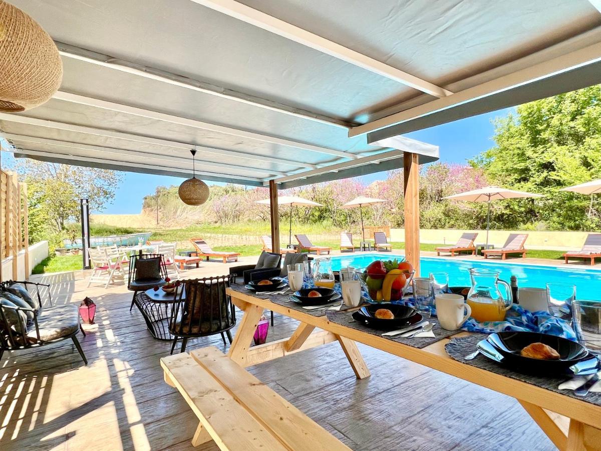 Beach Villa Verano With Private Pool By Dadovillas Sidárion Eksteriør bilde
